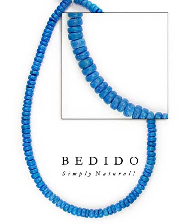 4-5mm Blue Coco Pukalet Coco Beads Coco Necklace