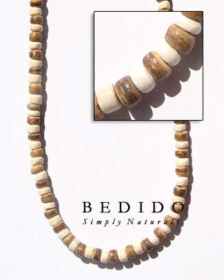 4-5 Mm Coco Pukalet Two Tone Necklace