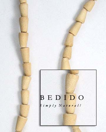 Natural White Wood Tear Wood Beads Wooden Necklace