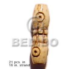 Natural bone tube groove