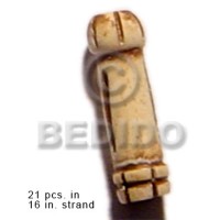 Natural bone tube groove