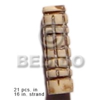 Natural bone tube groove