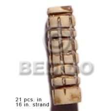 Natural bone tube groove