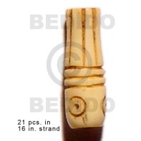 Natural antique bone tube groove