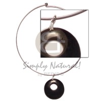 Nickel-free silver hoop ring