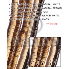 4-5mm coco heishe bleach