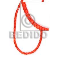 4-5 mm red orange coco