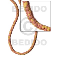 4-5mm coco pokalet. bright yellow