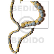 4-5mm coco pokalet. subdued yellow