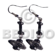 Dangling single row black coco