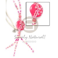 Pink 3 tassle disc
