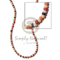 2-3 mm coco combination bleach blk red orange