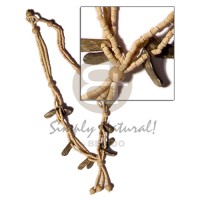 3 rows 2-3mm coco heishe