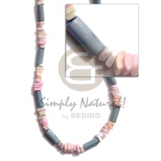 Pastel blue wood tube