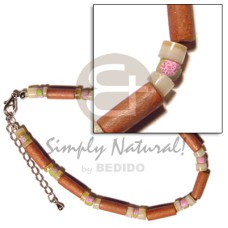 Bayong wood tube gold