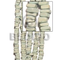 Mint green square cut dyed