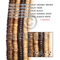 7-8mm coco pokalet natural brown