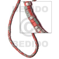 4-5mm coco heishe light orange