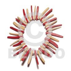 Elastic red natural white coco indian