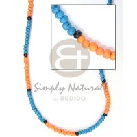 2-3mm coco pokalet turq blue mango