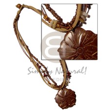 4 layer leather thong 2-3mm coco