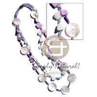 2 layers glass beads