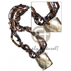 4 layers intertwined cut beads 4-5mm