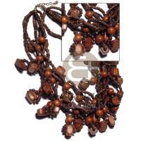 6 rows 2-3mm natural brown