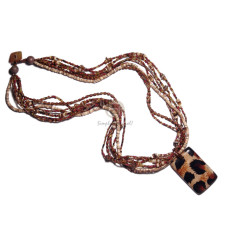 3 rows 2-3mm coco heishe pokalet