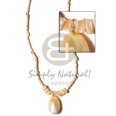 2-3mm coco heishe natural