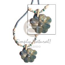 Pastel blue 2-3 coco heishe