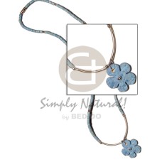 2-3mm coco heishe pastel blue