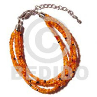 6 rows orange multi layered