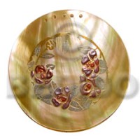 Round 40mm mop handpainted