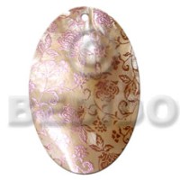 Oval 50mm kabibe shell