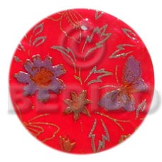 Round 35mm red hammershell