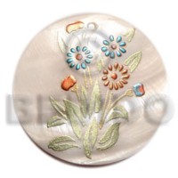 Round 50mm kabibe shell