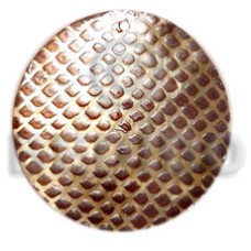 Round 40mm mop handpainted