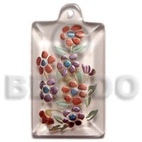 Dogtag 35mmx20mm clear white resin