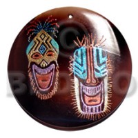 Round 50mm blacktab shell