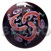 Round 50mm blacktab shell