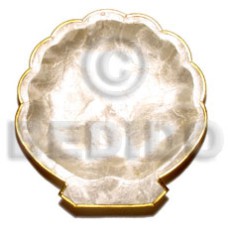 Noble scallop small brass