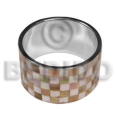 Inlaid brownlip troca blocking stainless napkin