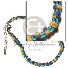 Yellow 4-5mm coco pokalet splashing