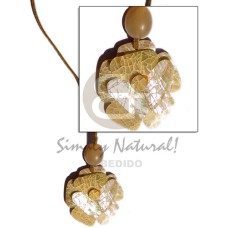 Leather thong hammershell cracking