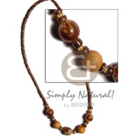 2-3mm coco natural brown pokalet heishe