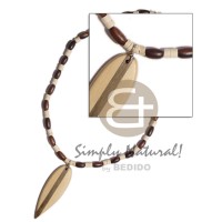 Wood ricebeads 2-3mm coco