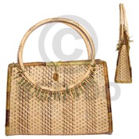 Nito with bamboo with lining