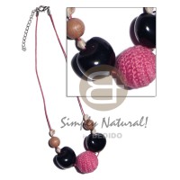 20mm round wood beads in