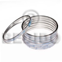 Laminated hammershell blue in 5mm
